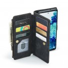 CaseMe multifunksjonell Lommebok deksel Samsung Galaxy S20 FE svart thumbnail