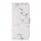 Lommebok deksel for Samsung Galaxy S10+ Plus hvit marmor thumbnail