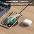 Yesido Magnetisk trådløs lader 15 W - Svart thumbnail