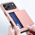 Hybrid Deksel plass til kort iPhone 18 Pro Max Roségull thumbnail