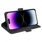 Lommebok deksel Premium for iPhone 15 Pro Max svart thumbnail