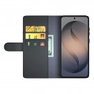 Lommebok deksel ekte Lær for Samsung Galaxy S27 Ultra 5G svart thumbnail