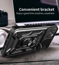 Tech-Flex TPU + PC Deksel med Ring Grep iPhone 14 svart thumbnail