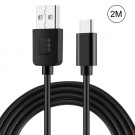 Eazy Universal 2M USB-A - USB-C kabel 20W svart thumbnail
