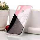 Fashion TPU Deksel for Huawei P20 Lite - Rosa/Svart Marmor thumbnail