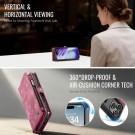 CaseMe 2-i-1 Lommebok deksel iPhone 17 Pro rød thumbnail