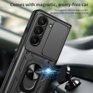 Tech-Flex TPU + PC Deksel med Ring Grep Samsung Galaxy Z Fold 5 5G svart thumbnail