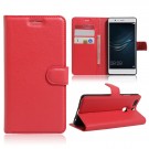 Lommebok deksel for Huawei P9 Plus rød thumbnail
