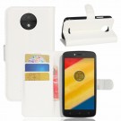 Lommebok deksel for Motorola Moto C Plus hvit thumbnail