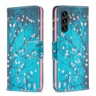 Lommebok deksel for Samsung Galaxy A14 5G/4G - Rosa blomster thumbnail