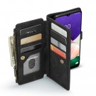 CaseMe multifunksjonell Lommebok deksel Samsung Galaxy A22 5G svart thumbnail