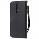Lommebok deksel for Nokia 3.1 Plus svart thumbnail