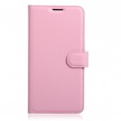 Lommebok deksel for LG K10 (2017) lys rosa thumbnail