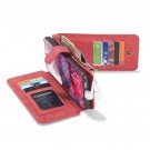 CaseMe 2-i-1 Lommebok deksel Samsung Galaxy S20 Ultra 5G rød thumbnail