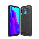 Tech-Flex TPU Deksel Carbon Huawei P30 Lite svart thumbnail