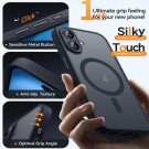 XDcase Frosted TPU Deksel iPhone 17 MagSafe - Blå thumbnail