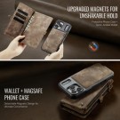 CaseMe 2-i-1 Lommebok deksel iPhone 18 Pro Brun thumbnail