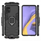 Panther TPU + PC Deksel med Ring Grep Galaxy A71 svart thumbnail