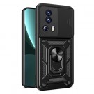 Tech-Flex TPU + PC Deksel med Ring Grep Xiaomi 13 Lite 5G svart thumbnail