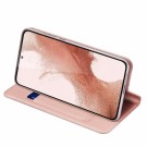 Dux Ducis Skin Pro Series Flip deksel Samsung Galaxy S23 5G Roségull thumbnail