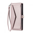 Lommebok deksel Multifunksjonell Samsung Galaxy S26 Ultra 5G Roségull thumbnail