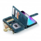 CaseMe multifunksjonell Lommebok deksel Samsung Galaxy S10 Plus blå thumbnail