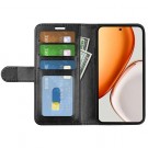 Lommebok deksel Premium for Honor Magic8 Lite 5G svart thumbnail