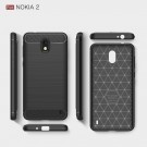 Tech-Flex TPU Deksel Carbon Nokia 2 svart thumbnail