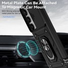 Tech-Flex TPU + PC Deksel med Ring Grep Samsung Galaxy S23+ plus 5G svart thumbnail