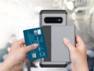 Hybrid TPU + PC Deksel plass til kort Samsung Galaxy S10 plus svart thumbnail