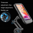 Sykkel Mobiltelefon Holder Vanntett - Svart thumbnail
