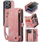 CaseMe 2-i-1 Lommebok deksel iPhone 13 Pro rosa thumbnail