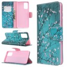 Lommebok deksel for Samsung Galaxy S20+ plus 5G - Rosa blomster thumbnail