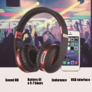 Bluetooth Hodetelefoner med Bluetooth 5.0 - Svart thumbnail