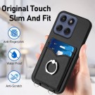 Tech-Flex TPU Deksel med PU-lær plass til kort Motorola Edge 60 Fusion / Edge 60 svart thumbnail