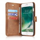 DG.Ming 2-i-1 Lommebok-deksel I Lær iPhone 7 Plus/8 Plus brun thumbnail