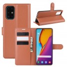 Lommebok deksel for Samsung Galaxy S20+ plus brun thumbnail