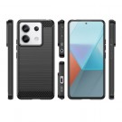 Tech-Flex TPU Deksel Carbon for Xiaomi Redmi Note 13 Pro 5G svart thumbnail