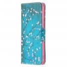 Lommebok deksel for Samsung Galaxy A02s/A03s - Rosa blomster thumbnail