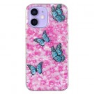 Fashion TPU Deksel iPhone 12/12 Pro - Blue Butterfly thumbnail