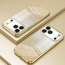 Fashion TPU Deksel Glitter Powder iPhone 17 Pro Max - Gull thumbnail