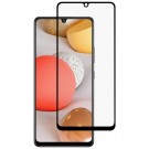 Herdet glass 3D skjermbeskytter Samsung Galaxy A42 5G svart kant thumbnail