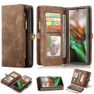 CaseMe 2-i-1 Lommebok deksel Samsung Galaxy Note 10 brun thumbnail