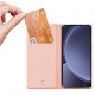 Dux Ducis Skin Pro Series Flip deksel Samsung Galaxy S25+ Plus 5G Roségull thumbnail
