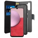 Puro 2-i-1 Magnetisk Lommebok-deksel Samsung Galaxy A14 5G/4G Svart thumbnail
