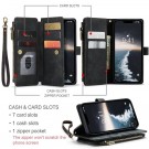 CaseMe multifunksjonell Lommebok deksel iPhone 15 Plus svart thumbnail