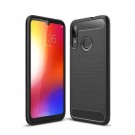 Tech-Flex TPU Deksel Carbon Motorola Moto E6 Plus svart thumbnail