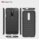 Tech-Flex TPU Deksel Carbon for OnePlus 7 Pro svart thumbnail