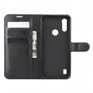 Lommebok deksel for Motorola Moto E6i / E6s (2020) svart thumbnail