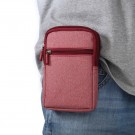 Denim sport bag med 3 lommer for mobil rosa thumbnail